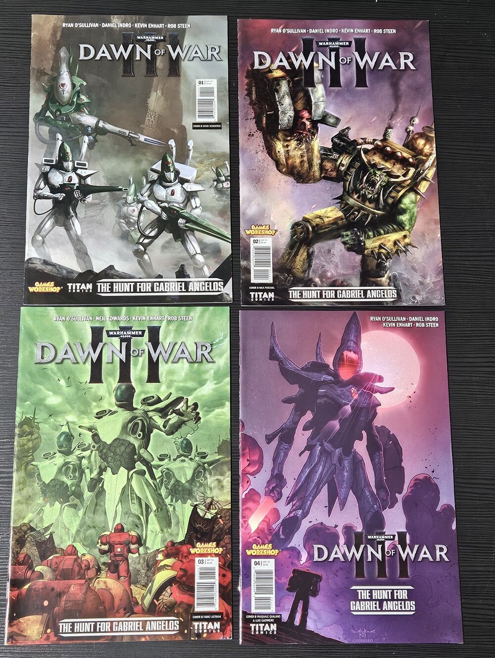 Warhammer 40k Titan Comics Dawn of War 3 Hunt for Gabriel Angelos Issues 1 2 3 4